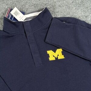 Michigan Wolverines Shirt Mens Small NCAA Football Long Sleeve Champion College